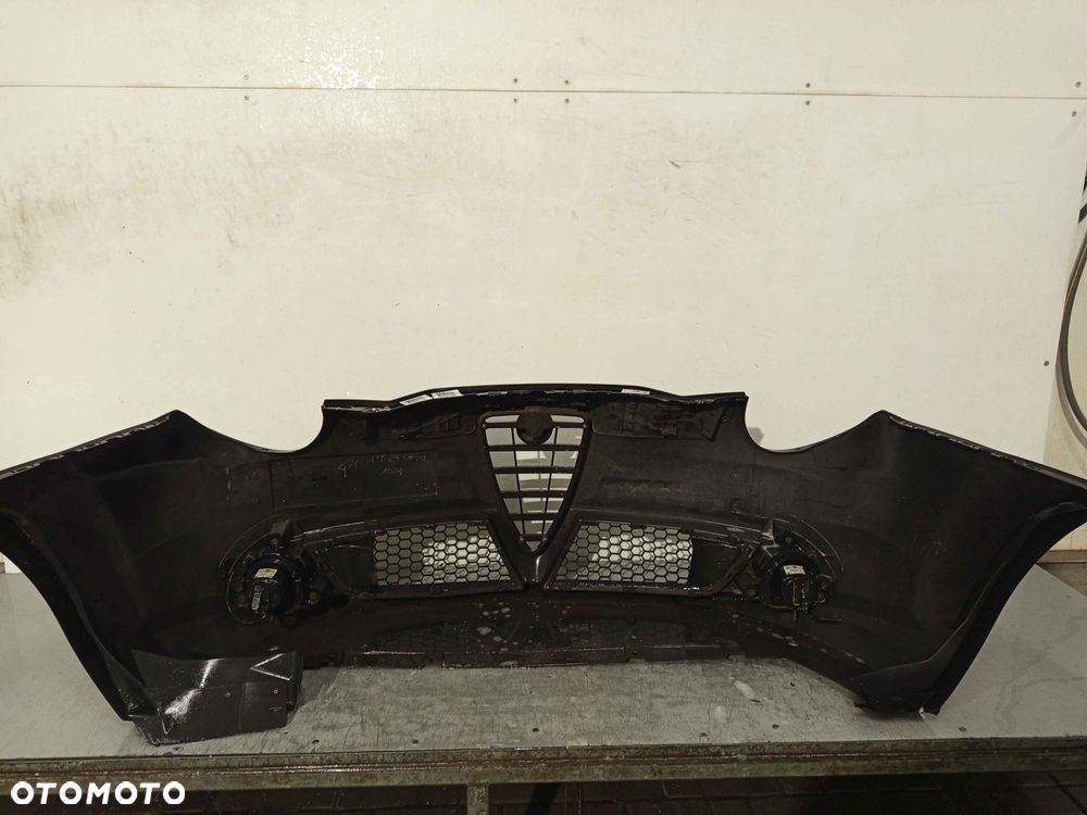 + ZDERZAK PRZÓD PRZEDNI ALFA ROMEO MITO 981/B CZARNY HALOGENY - 5