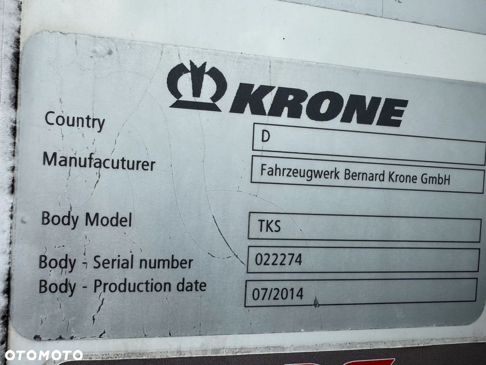 Krone Chłodnia, Carrier Vector 1550, - 36