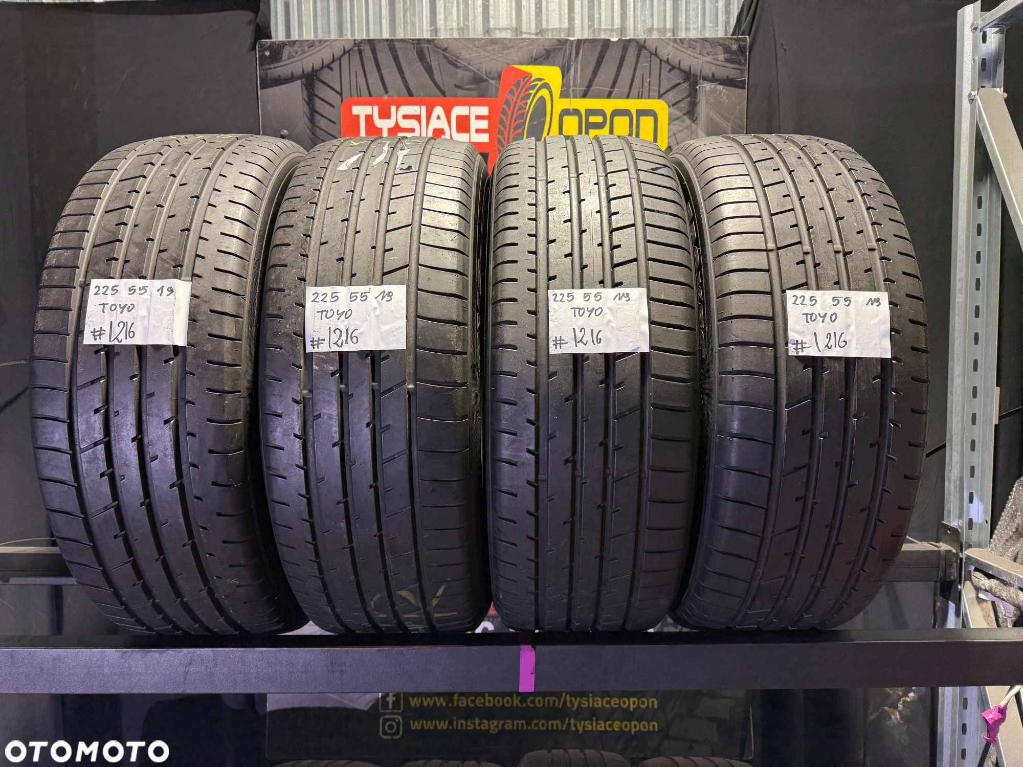 Opony Letnie 225/55/19 TOYO PROXES KOMPLET #1216 - 1