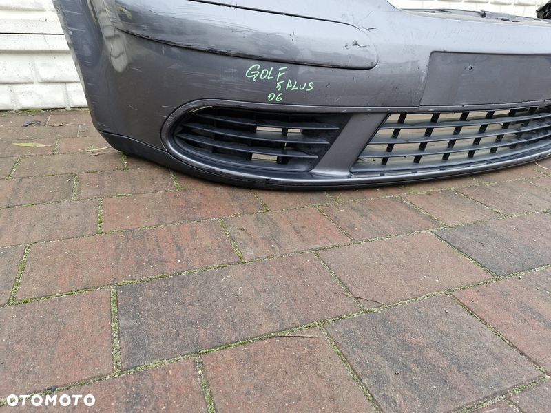 volkswagen golf 5 v plus 06r zderzak przód przedni - 5