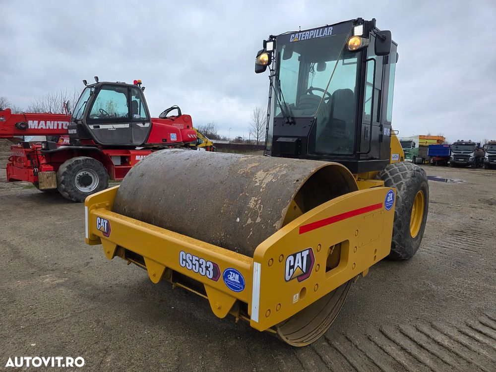 Caterpillar Cat CS-533 cilindru compactor terasament 13 tone hamm ammamn bomag - 7