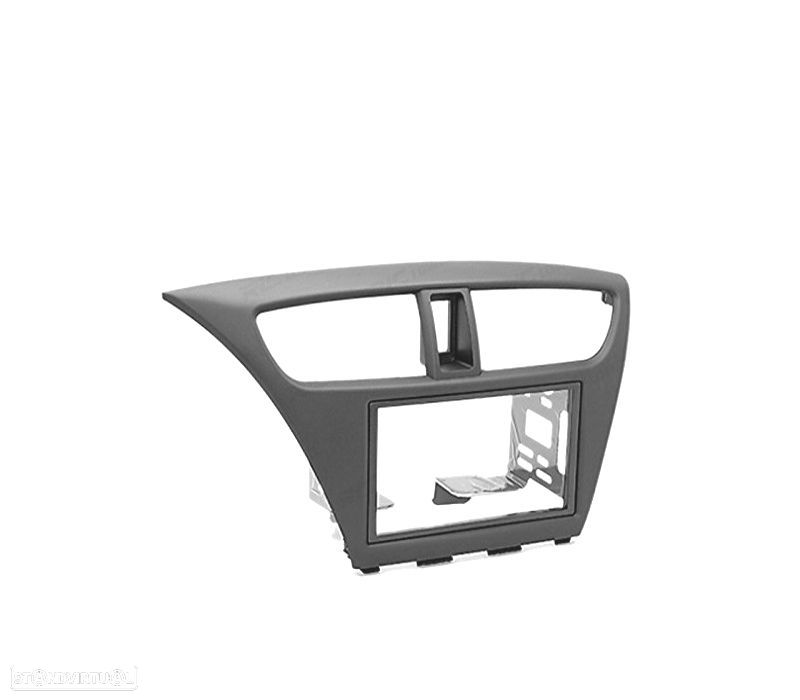 MOLDURA ADAPTADOR PRETO PARA RADIO 2-DIN PARA HONDA CIVIC HATCHBACK 2012+ - 4