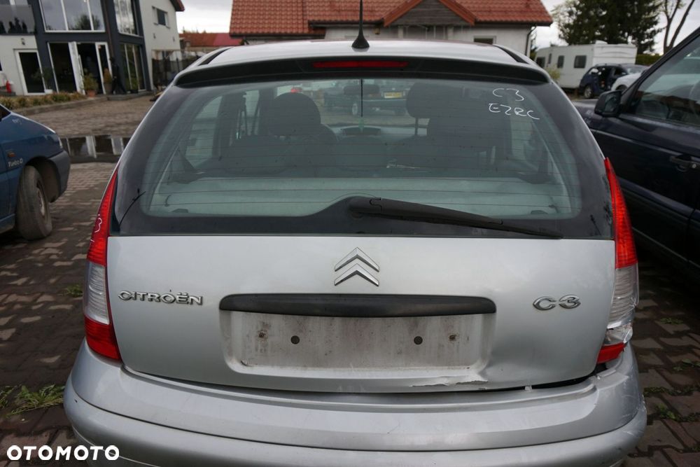 KLAPA BAGAŻNIKA TYLNA C3 I LIFT EZRC  SREBRNY CITROEN 2005-2013 - 1