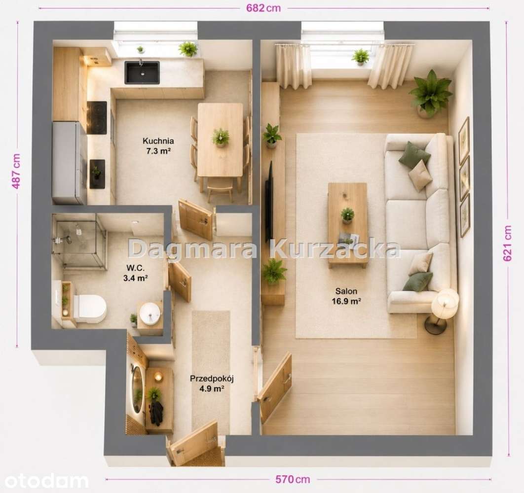 Bytom ul. Wrocławska przy parku, 34 m2