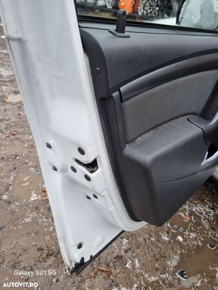 Usa Stanga Fata Dacia Duster Facelift 2013 - 2018 SUV 4 Usi Glacier White Dv369 (1398) - 4