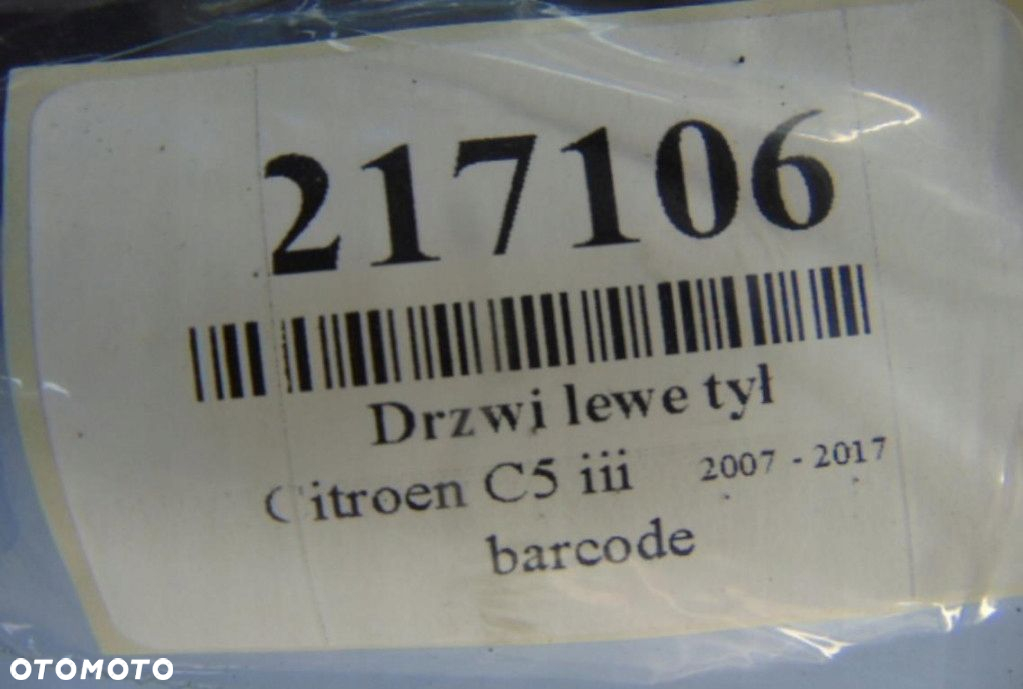 CITROEN C5 III DRZWI LEWE TYŁ KOD LAKIERU KTHB - 8