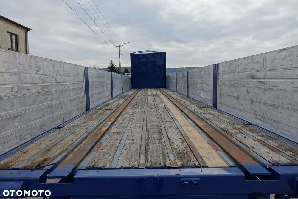 Trailor PLATFORMA / BURTOWA / OSIE SMB / PODŁOGA WZMACNIANA - SZYNA-DESKA - 26