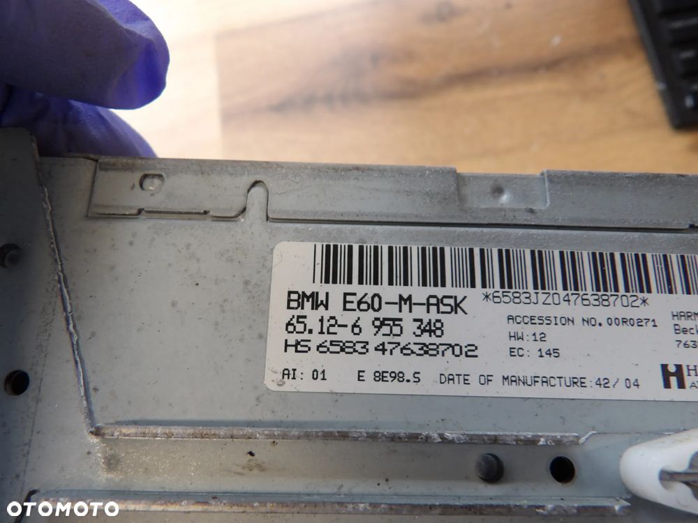 BMW - E60,E61 - RADIOODTWARZACZ CD - NAWIGACJA - 6955348 - 3