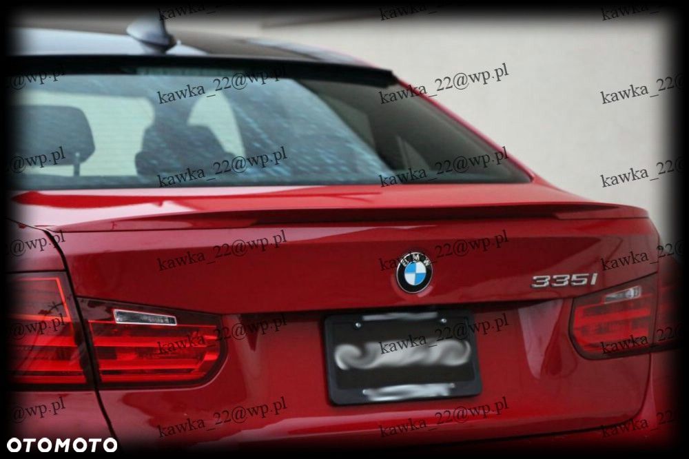 BMW 3 F30 SPOILER LOTKA SPOJLER NA SZYBĘ PODKŁAD!! - 2