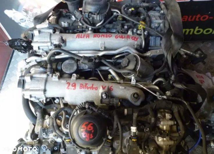 SILNIK KOMPLETNY ALFA ROMEO GIULIA QUADRIFOGLIO 2.9 V6 BI-TURBO 510KM - 2