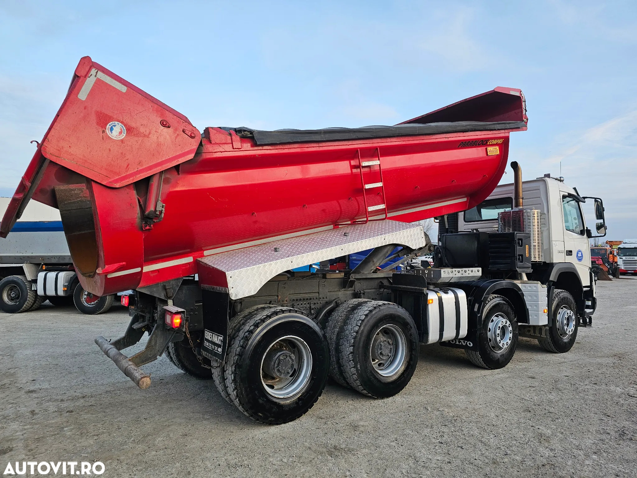 Volvo FMX 500 8x4 basculanta autobasculanta posibilitate finantare leasing - 17