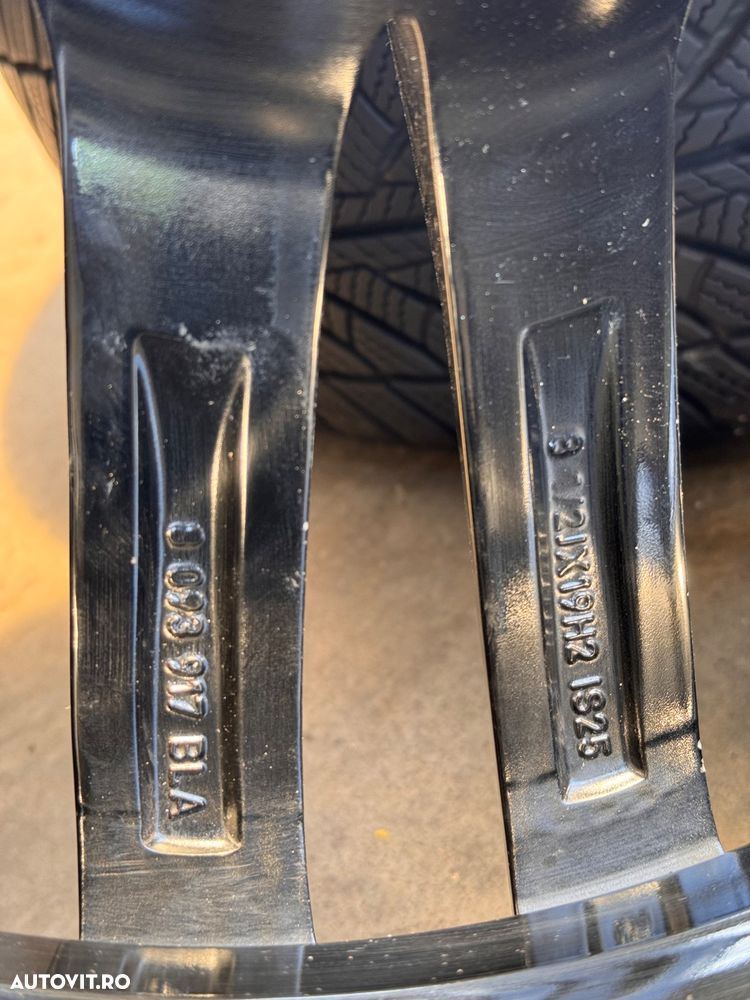 Vând set jante originale BMW pe 19”M pentru G11-12 cu anvelope de iarna - 9