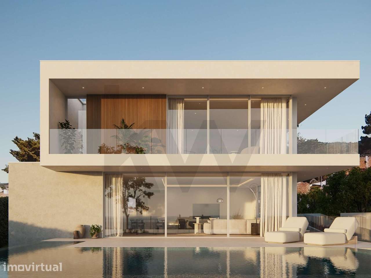 Moradia Contemporânea em fase final de construção nas Azenhas do Mar - Grande imagem: 3/16