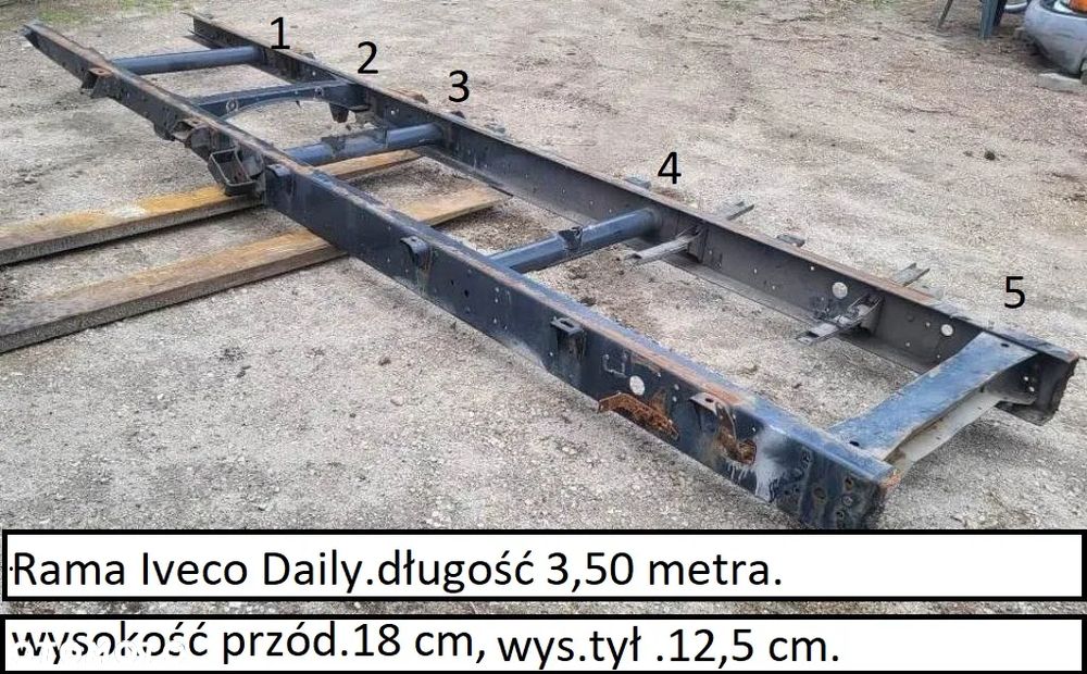 IVECO DAILY  BELKA RAMA TYLNI MOSTRESOR SILNIK SKRZYNIA BIEGÓW - 8