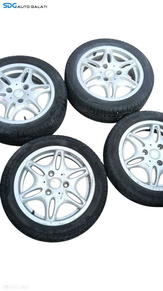 Set 4 Jante Roti Aliaj 145 65 R15 si 175 55 R15 Smart Fortwo 1998 - 2006 [M8968] - 2