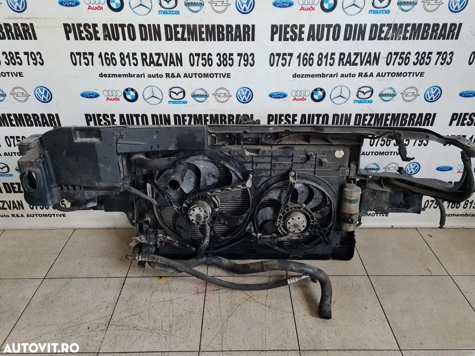 Trager Calandru Fata Complect Vw Bora 2.0 Benzina Radiator Termocupla Armatura Vw Bora - Dezmembrar - 5