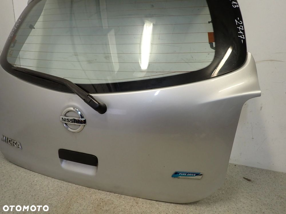 NISSAN MICRA K13 10- KLAPA TYLNA BAGAŻNIKA K23 - 3