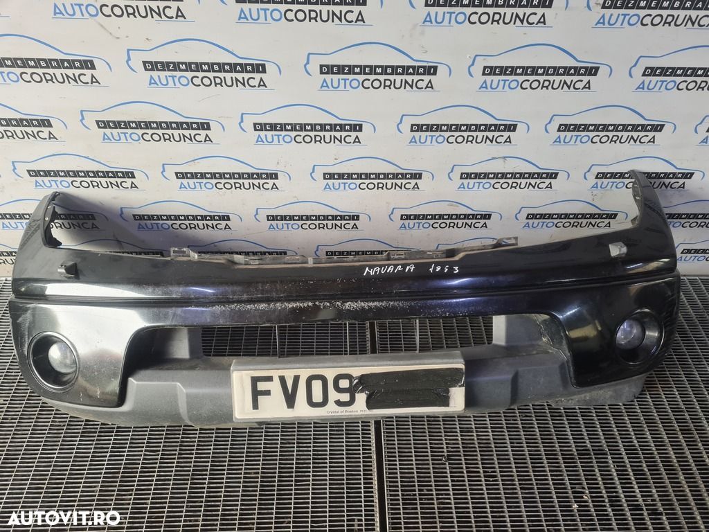 Bara fata Nissan Navara D40 2006 - 2010 NEGRU GNOU455 (1043) model cu spalatoare far ... - 1