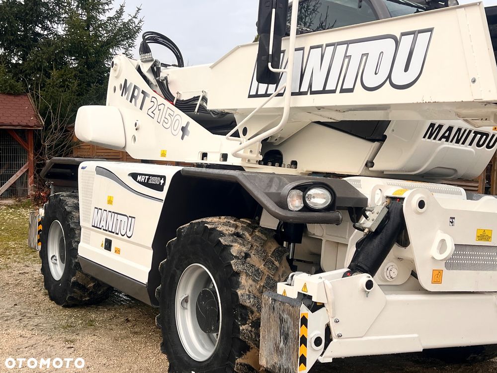 Manitou 2150 Mrt MANITOU ŁADOWARKA TELESKOPOWA Roto  widły kosz PILOT do sterowania  2016/17 1840 2540 2550 kolor od nowości biały Mercedes silnik - 2