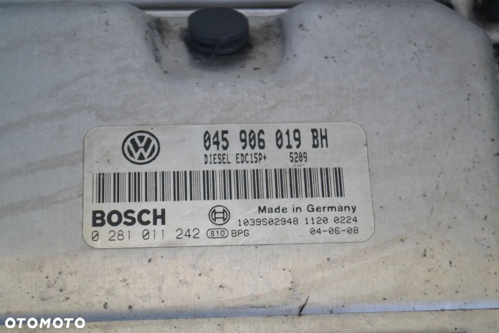 VW AUDI SEAT SKODA 1,4 TDI KOMPUTER STEROWNIK SILNIKA 045906019BH 0281011242 - 2