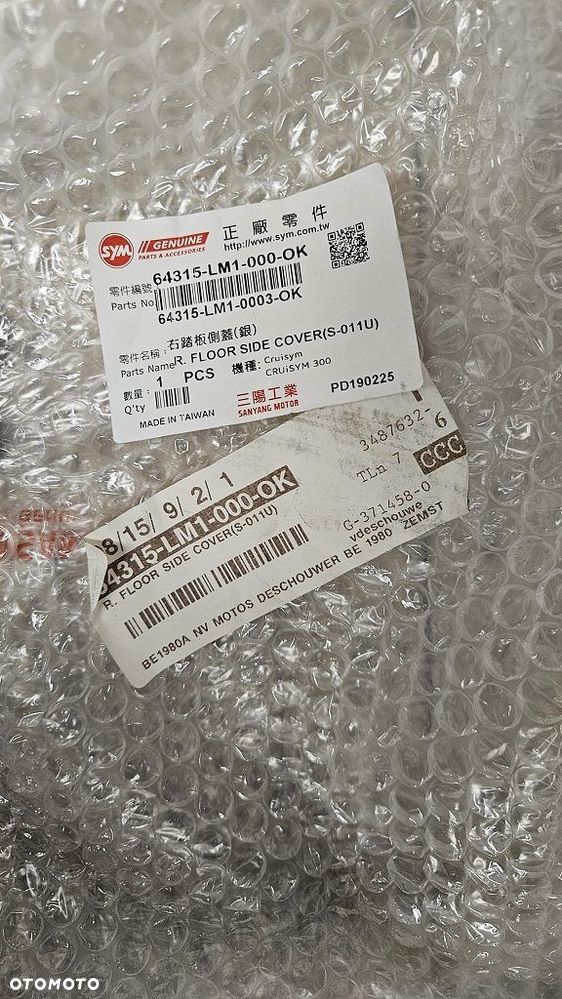 Listwa boczna tunel osłona owiewka Sym Cruisym 125 300  64315-LM1-000-OK - 10