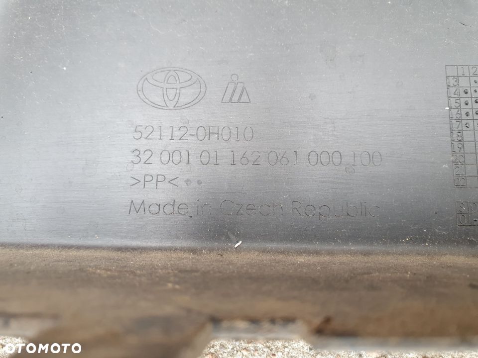 Toyota Aygo 2 II 14- zderzak przedni blenda kratka KARBON CARBON - 4