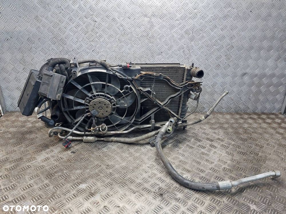 CHŁODNICE KOMPLET + WENTYLATORY OPEL VECTRA B 1.6 16V 52464738 - 1