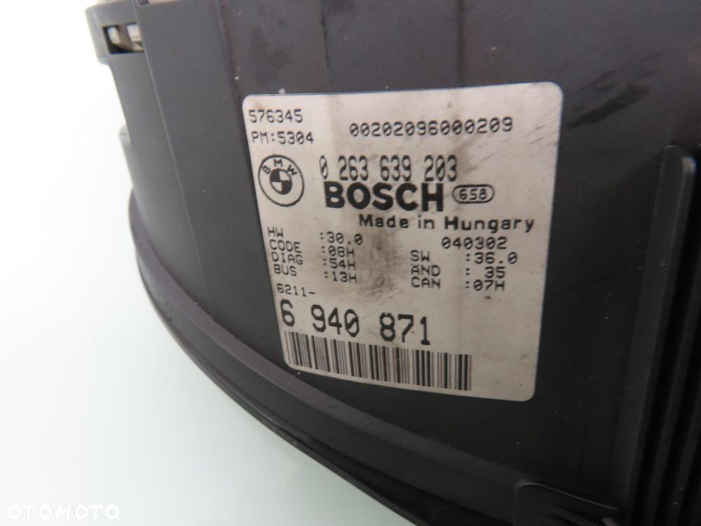 LICZNIK BMW E46 320 d 0263639203 6940871 - 5
