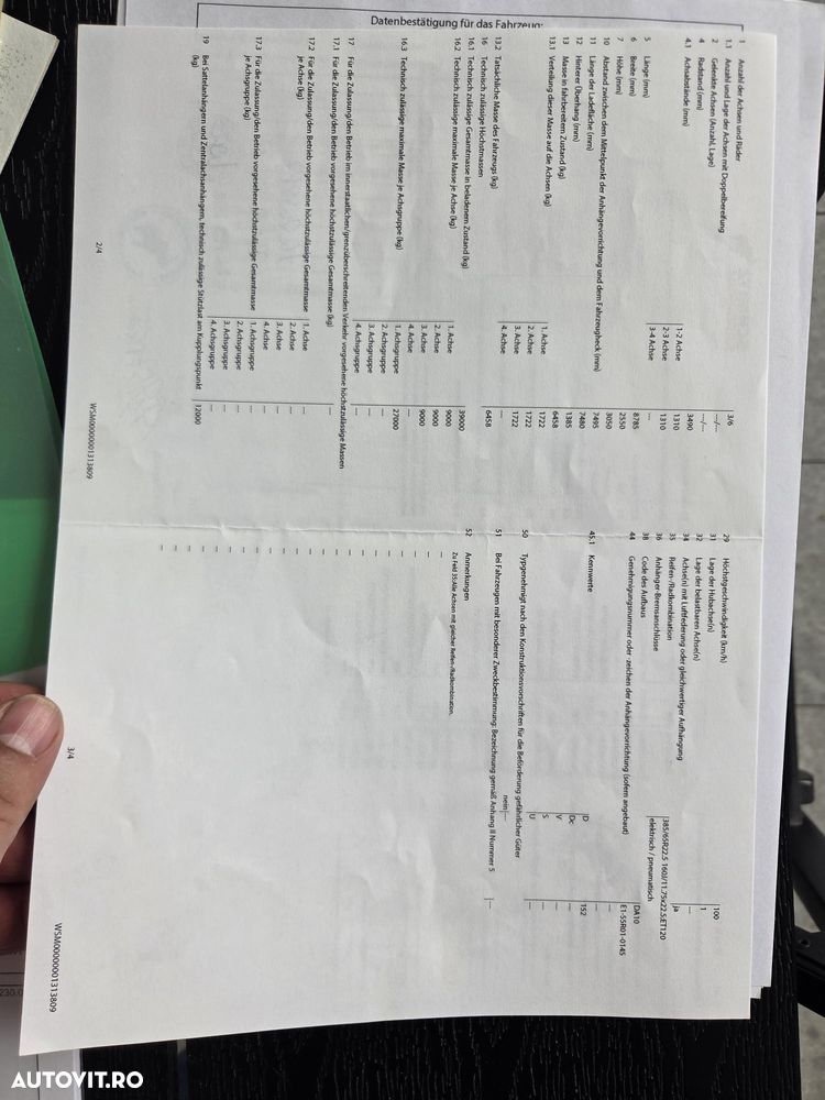 Schmitz Cargobull SCB 26mc, 2020, jante ALUMINIU, scena vizitare, prelata, axa liftabila, rulata doar in GERMANIA, anv 70% ok, masa propie 6,4tone, lung 8,8m, posibilitate leasing 4 ani-PROMOTIE 21.900 EUR+Tva - 38