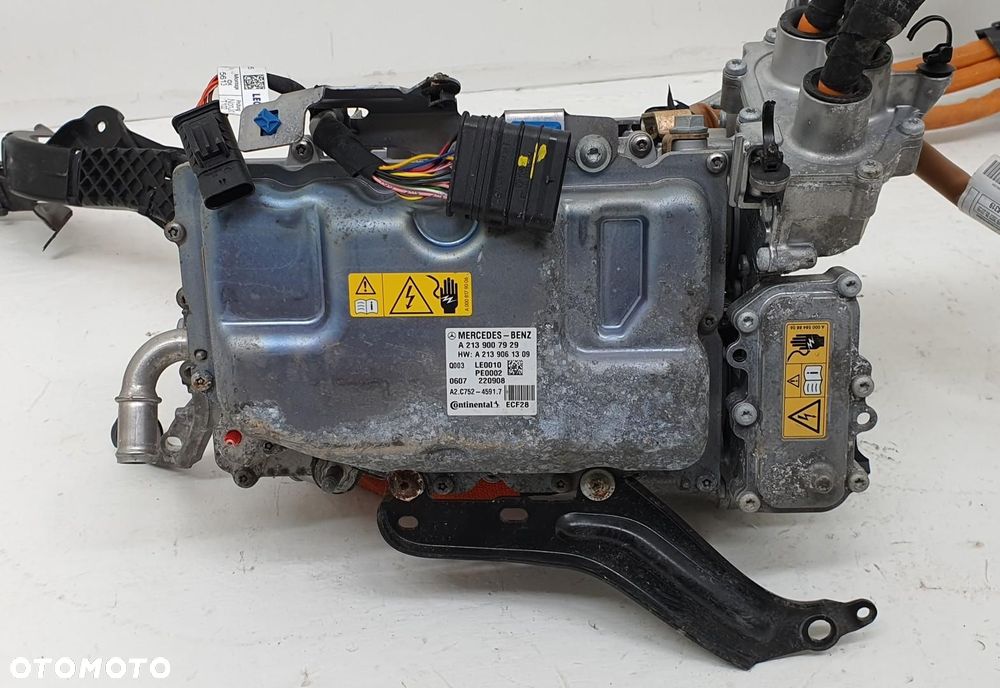 MODUŁ BATERIA AKUMULATOR FALOWNIK PRZEWODY HYBRYDY MERCEDES W213 2139007929 - 12