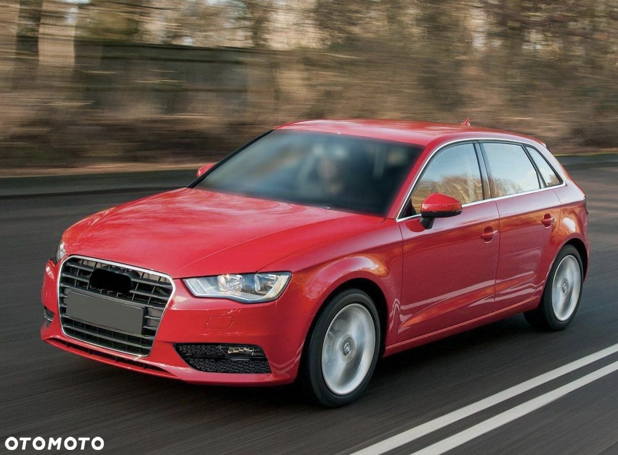 Audi A3 8V Ramka Halogenów Plaster Miodu 2012/2016 Czarny Połysk - 3