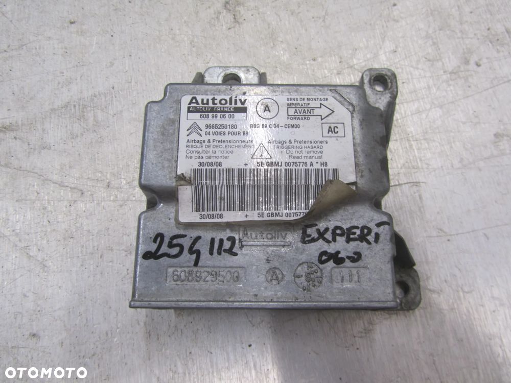 Sensor Airbag 9665250180 Citroen Jumpy-Expert-Scudo 2006- - 1