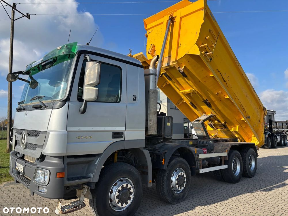 Mercedes-Benz ACTOROS 4144, skrzynia EPS, napęd 8x8 , KH Kipper wywrotka , wersja wzmocniona 5 piór tył, wywrotka , mulda , - 8