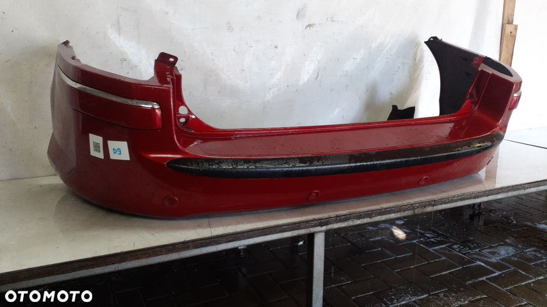 * ZDERZAK TYŁ TYLNY DO PEUGEOT 407 SW KOMBI PDC EKQD BORDO BORDOWY - 2