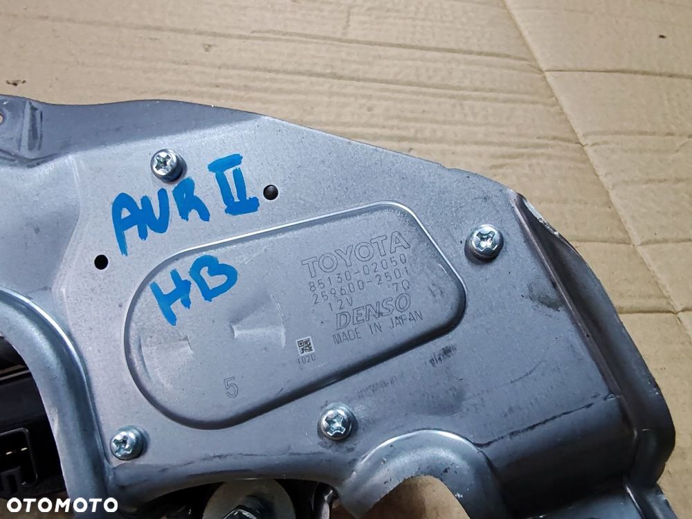 Silniczek tylnej wycieraczki tył 85130-02050 HB Toyota Auris II 12-18 - 5