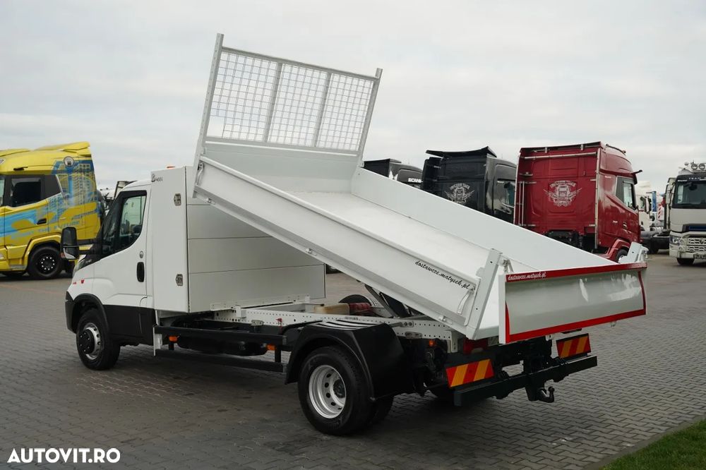 Iveco DAILY 72-180 / BASCULABILĂ - 3,5 M / DESCĂRCARE SPATE / ROȚI SPATE DUALE / MANUALĂ / IMPORT / - 6