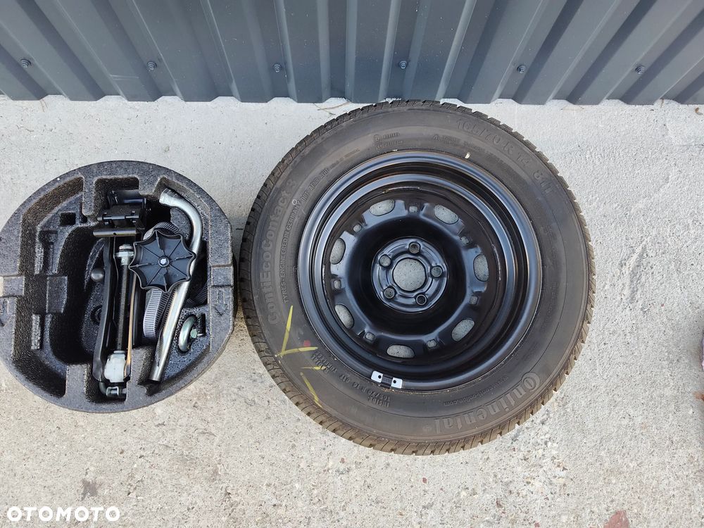 SKODA FABIA II 1.2 benzyna 07- KOŁO ZAPAS WKŁAD KLUCZ LEWAREK 5X100 - 9
