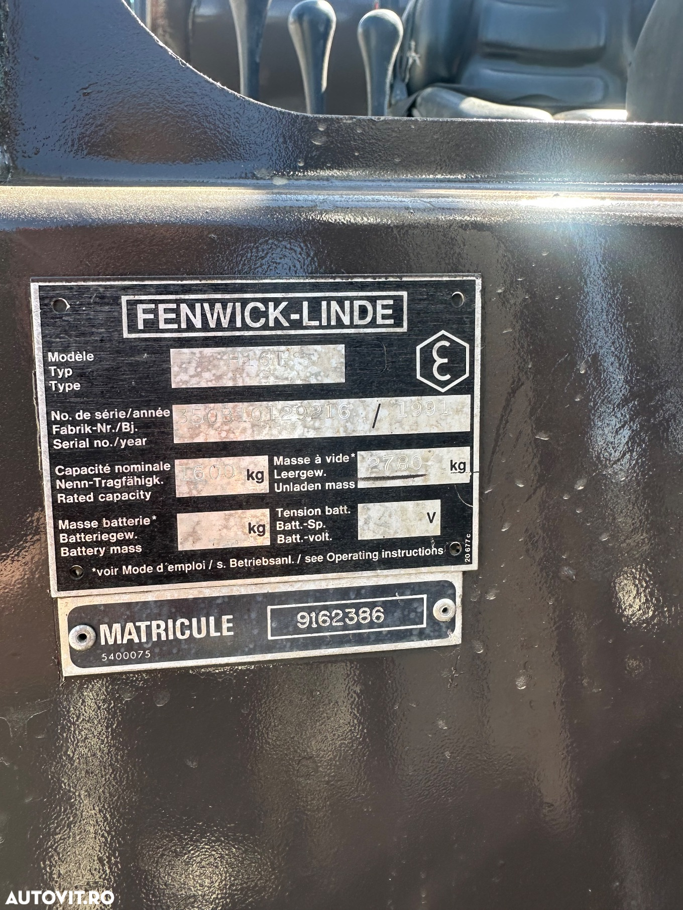 Linde Fenwick-Linde H16 - 12