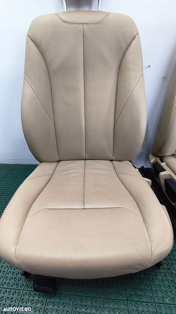 Scaune piele bej +bancheta BMW F31 fara incalzire (Dakota Venetobeige) de pe masina volan dreapta - 5