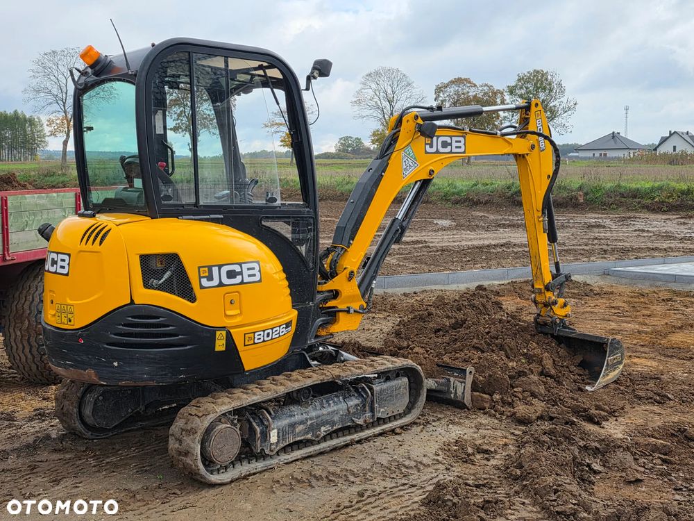 JCB JCB 8026 mini koparka 3 łyżki szybkozłącze 1 wł sprowadzona serwisowana idealna 8025 - 10