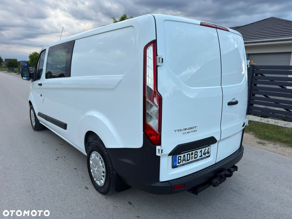 Ford TRANSIT CUSTOM LONG L2H1 Klima Elektryka Dubel Kabina 6os. Tempomat Brygadówka Serwis - 22