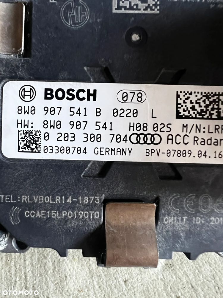 RADAR DISTRONIC ACC AUDI A4 B9 8W0907541B - 3