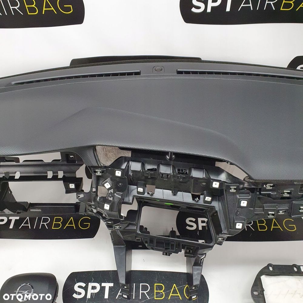 OPEL CORSA F DESKA ROZDZIELCZA KONSOLA KOKPIT PULPIT PODUSZKI AIRBAG AIR BAG PASY KIT SET - 3
