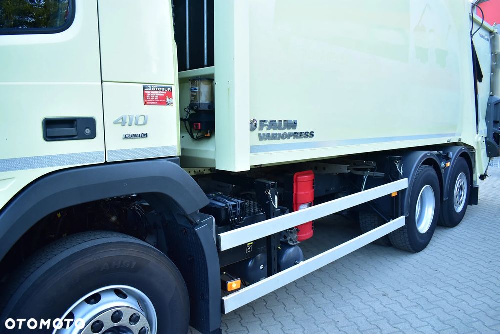 Volvo FM 410 Śmieciarka FAUN Variopress/ Wrzut uniwersalny Zoeller/ Euro 6  / Müllwagen/ Garbage Truck/ Sprowadzona z Niemiec ! - 23