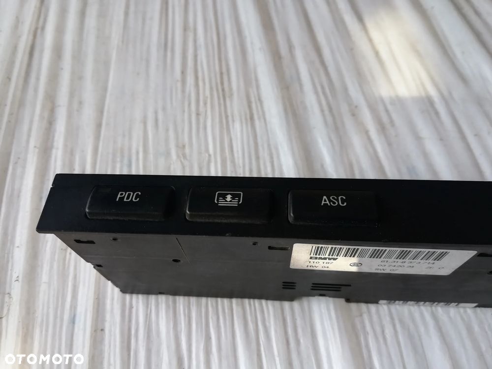 BMW E39 panel przycisk roleta elektryczna PDC ASC 8373714 - 2