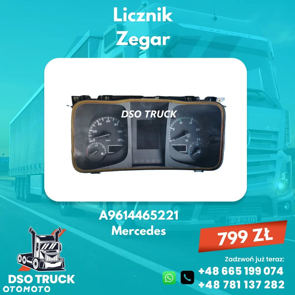 Licznik Zegar A9614465221 Mercedes ACTROS AXOR ATEGO - 1