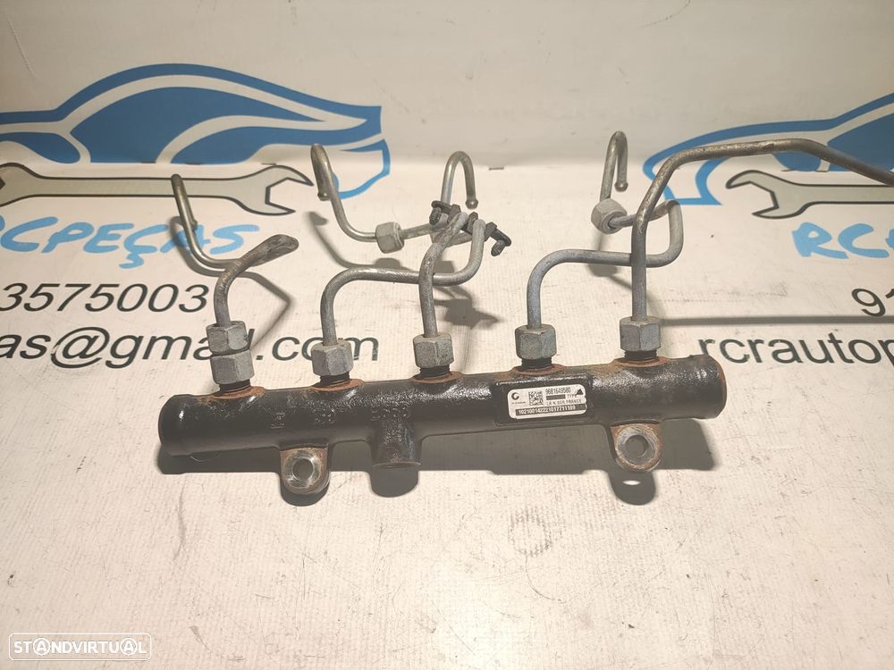 REGUA INJETOR INJETORES INJECTOR INJECTORES CITROEN C8 EA EB 2.0 HDI 16V 120CV RHK 9681649580 C5 II 2 MK2 RC C4 PICASSO I 1 MK1 UD GRAND PICASSO I 1 MK1 UA JUMPY PEUGEOT 407 6D 6E EXPERT 307 3A 3C FIAT SCUDO 220 FASE II 2 FORD CMAX DM2 FOCUS II 2 MK2 DA HCP DP SMAX WA6 MONDEO IV 4 MK4 BA7 KUGA I 1 MK1 VOLVO V50 545 - 3