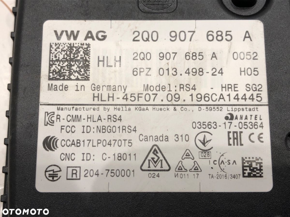RADAR ASYSTENT PASA - 347.00 PLN - VW T-CROSS (C11) 2018 - 2022 1.0 TSi 85 kW [116 KM] benzyna 2018 - 4
