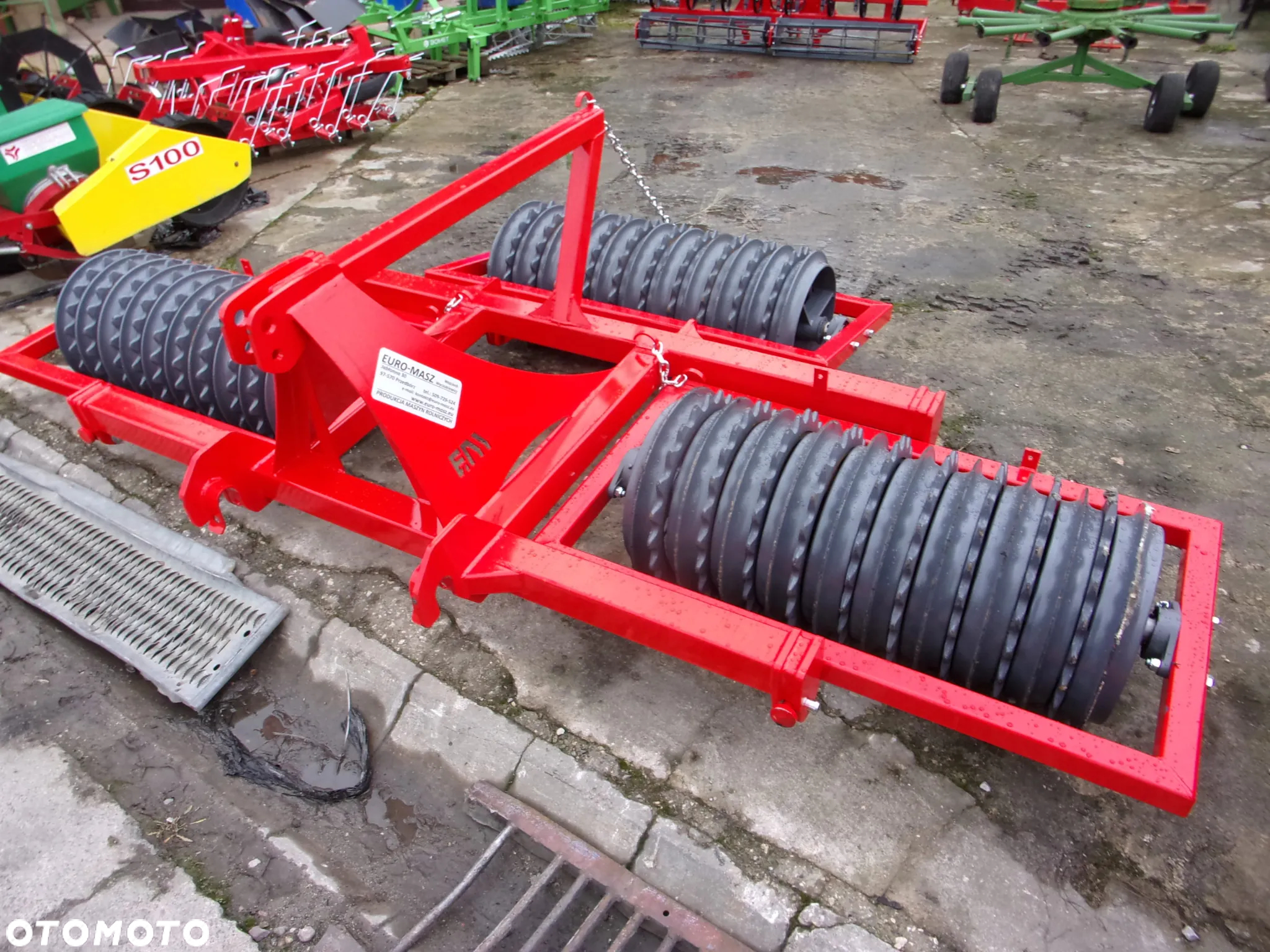 Agro Factory Wał uprawowy posiewny - łąkowy 3,0m-6,2m Euro-Masz, Agro Factory II, sekcje wał Cambridge śr. 450, 500, 530 - 12