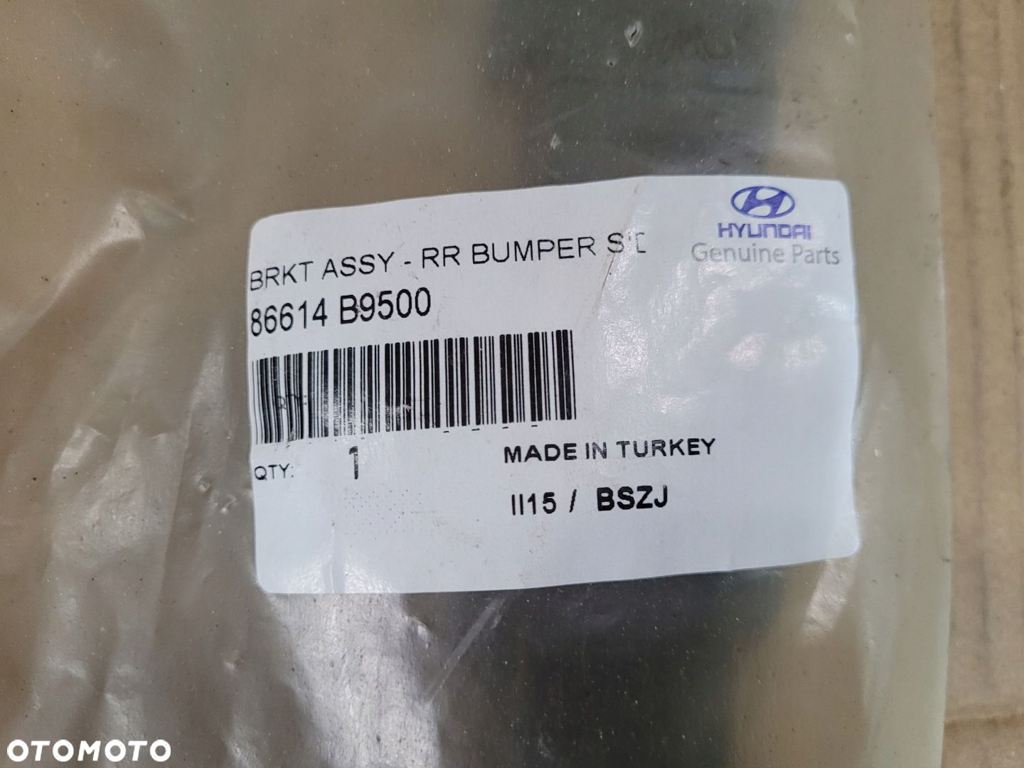 ŚLIZG ZDERZAKA PRAWY TYŁ HYUNDAI I10 2 LIFT 86614B9500 - 2